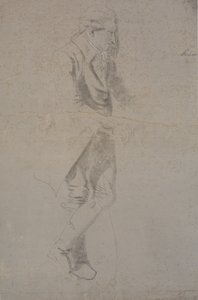 Puvussa seisova mies n. 1770. Struensee? tekijältä Nicolai Abildgaard