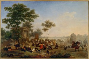 Messu Rooman ympäristössä