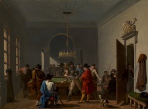 Biljardisali, vuoden 1810 jälkeen.