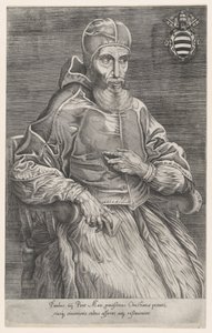 Paavi Paulus IV:n muotokuva, 1530-66, 1530-66. tekijältä Nicolas Beatrizet