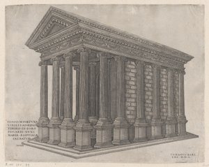Fortunan temppeli, Rooma, 1550, 1550.