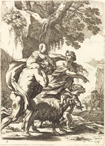 Faun ja Bacchante lapsen kanssa tekijältä Nicolas Chapron