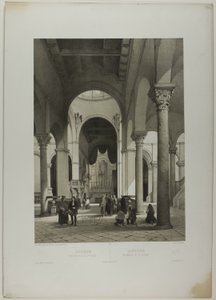 Ancona: Pyhän Syriacuksen sisätilat, laatta 38 teoksesta Italie Monumentale et Pittoresque.