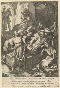 Hautaus, Kristuksen kärsimys, 1600-luvun puoliväli.Hautaus, Kristuksen kärsimys, 1600-luvun puoliväli.