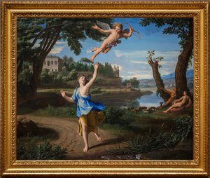 Cupidon hylkäämä psyyke, n. 1699 (öljy kankaalle)