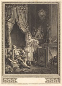 Uupunut värinä tekijältä Nicolas Delaunay after Pierre Antoine Baudouin