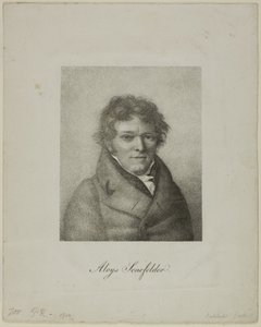 Alois Senefelderin muotokuva tekijältä Nicolas Henri Jacob