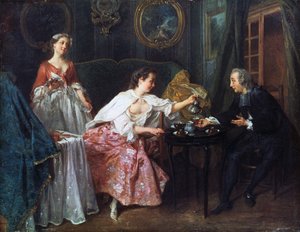 Päivän neljä kertaa: Aamu, 1739 tekijältä Nicolas Lancret