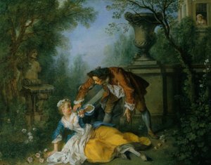 Palvelija oikeutettu, n. 1740. tekijältä Nicolas Lancret