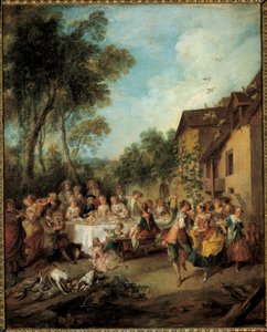 Nicolas Lancretin (1690-1743) häämatkamaalaus 1700-luvun Angers, Kuvataidemuseo tekijältä Nicolas Lancret