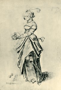 Nuori nainen, 1500-luvun alku, 1943. tekijältä Nicolas Manuel Deutsch