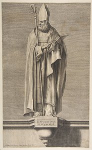 St. Augustine.n.d. tekijältä Nicolas Pitau