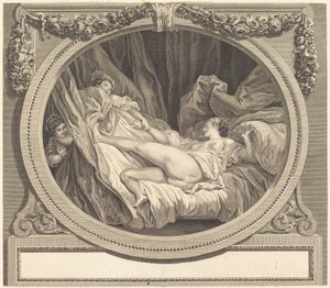 Lasi vettä tekijältä Nicolas Ponce after Jean Honoré Fragonard