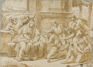 Paimenten palvonta tekijältä Nicolas Poussin