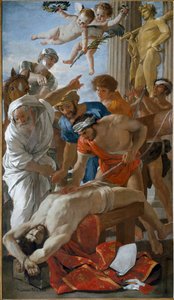 Pyhän Erasmuksen marttyyrikuolema tekijältä Nicolas Poussin