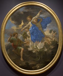 Mooses ja palava pensas tekijältä Nicolas Poussin