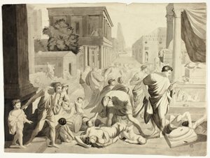 Ashtodin rutto tekijältä Nicolas Poussin