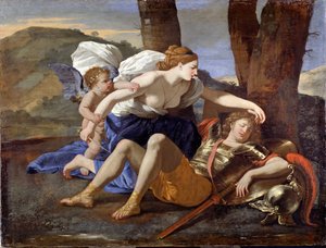 Rinaldo ja Armida tekijältä Nicolas Poussin