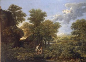 Kevät tai maan paratiisi tekijältä Nicolas Poussin