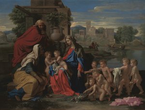 Pyhä perhe tekijältä Nicolas Poussin