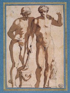 Kaksi urheilijaa tekijältä Nicolas Poussin