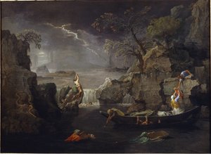 Talvi tai vedenpaisumus tekijältä Nicolas Poussin