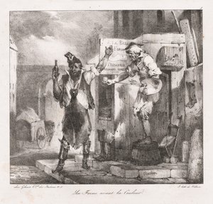 Charletin litografiset luonnokset: muoto ennen väriä, 1823. tekijältä Nicolas Toussaint Charlet