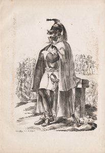 Sotilasasut: ratsuväkimies, 1814-1818. tekijältä Nicolas Toussaint Charlet