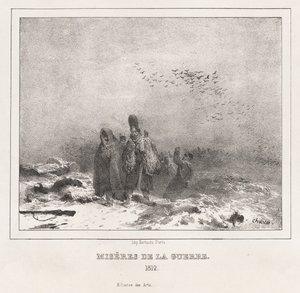 Moraaliset ja filosofiset aakkoset pienten ja suurten lasten käyttöön: Sodan kurjuus (1812) tekijältä Nicolas Toussaint Charlet