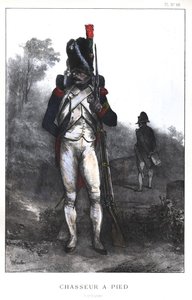 Napoleonin sodat, Ranskan armeija, Imperiumin kaartin jalkapuku pukeutunut, 1845