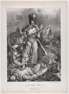 Ranskalainen sotilas Ranskalainen sotilas, 1818. tekijältä Nicolas Toussaint Charlet