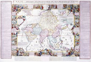 Aasian kartta, 1740
