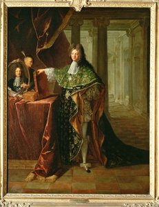 Jean-Baptiste Colbert, markiisi de Torcy, suuren Colbertin veljenpoika ;ministeri ja diplomaatti Ludvig XIV:n palveluksessa ... (maalaus kankaalle) tekijältä Nicolas de Largillière
