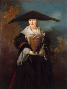 Muotokuva kauniista Strasbourgista Nicolas de Largillieren (1656-1746) maalaus 1703 Strasbourg, Musee des Beaux Arts. tekijältä Nicolas de Largillière
