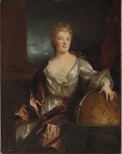 Muotokuva Gabrielle Emilie Cooper of Breteuil, Marquise du Chatelet