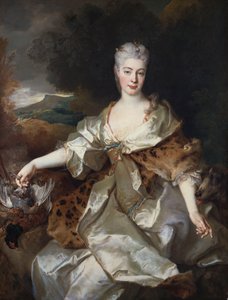 Muotokuva Noirmontin kreivitärestä Diana tekijältä Nicolas de Largillière