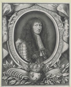 Ranskan kuningas Ludvig XIV (kaiverrus)