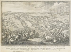 Poltavan taistelu 27. kesäkuuta 1709