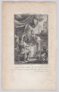 Canto 26, Stanza 39, Orlando Furiososta, 1774, 1774. tekijältä Nicolas de Launay