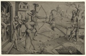 Kings Sons ampuu kuolleiden isiensä ruumiiseen, 1495-1504. tekijältä Nicolaus Alexander Mair von Landshut