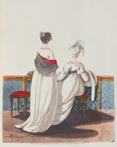 Iltapäivämekot Heideloffin muotigalleriasta, 1800-luvun alku