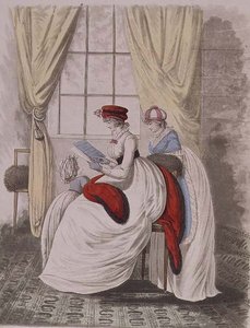 Aamumekot Nikolaus Heideloffin "Gallery of Fashionista", osa II, tammikuu 1799 (tulostus)