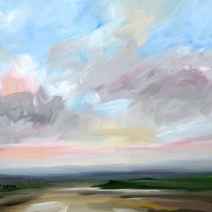 Blush Sky -maisema tekijältä Nicole Walsh