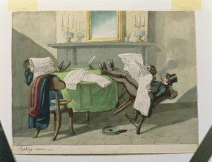 Astor-talon lukusali, 1840