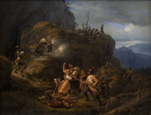 Kohtaus Tirolin sodasta vuonna 1809