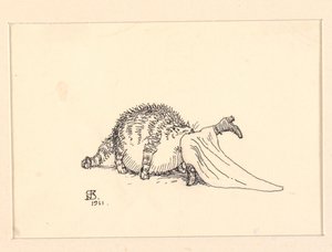Kuvitus Lihava Kissa
