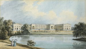 Näkymä Aleksanterin palatsista Tsarskoje Selossa, 1839