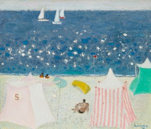 Sparkling Sea, Le Croisic (öljy kankaalle)