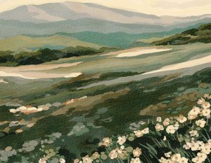 Wildflower Mountainin maisema tekijältä Nikita Jariwala