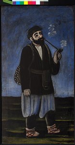 Porter Soso par Pirosmani (Pirosmanašvili), Niko (1862-1918). Öljy öljykankaalle, koko: 77x42